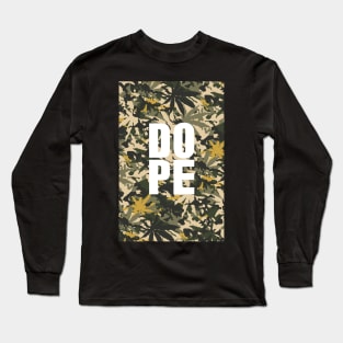 DOPE. Dope on Como, camouflage print. Long Sleeve T-Shirt